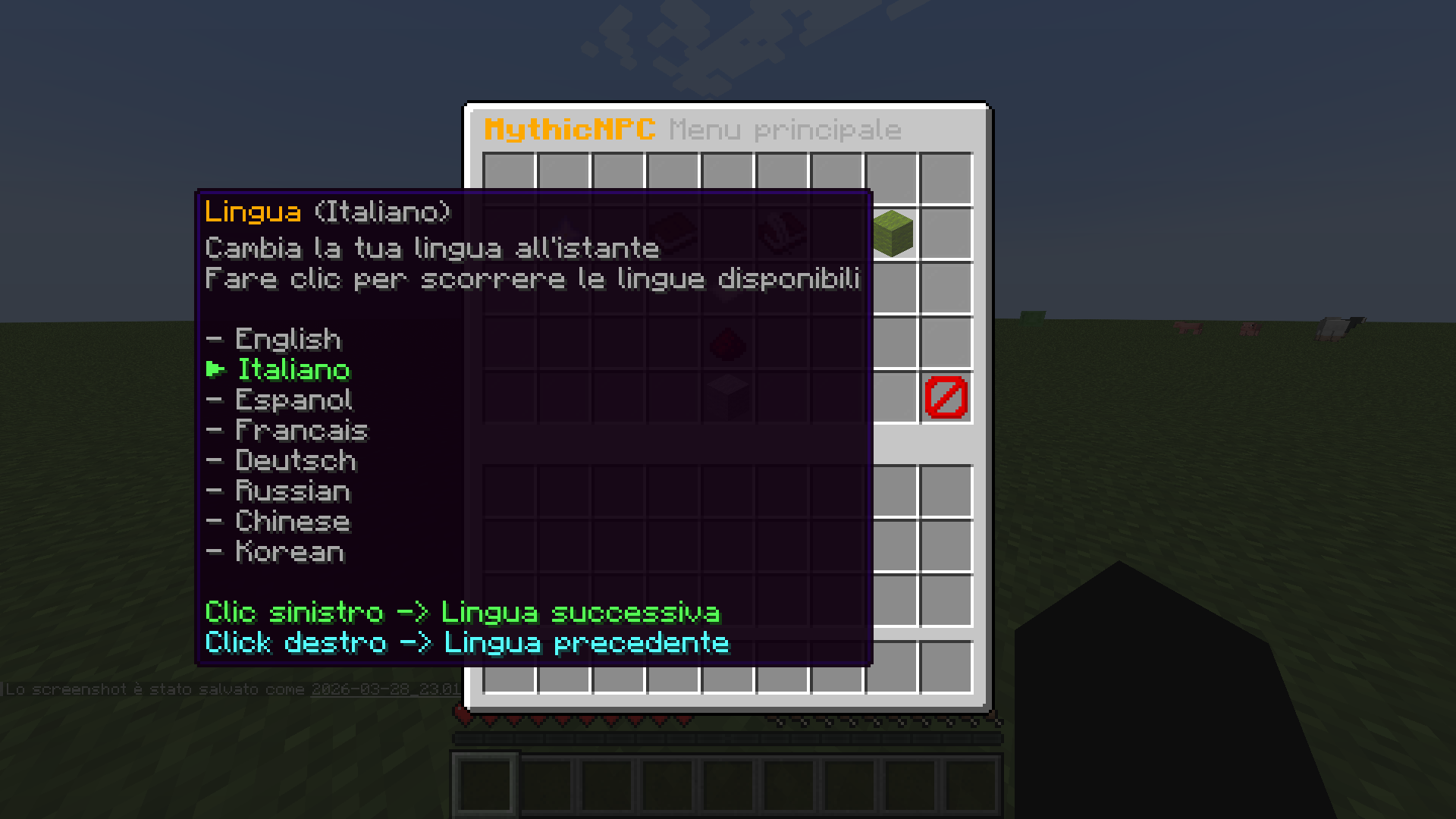 MMNPC language setup