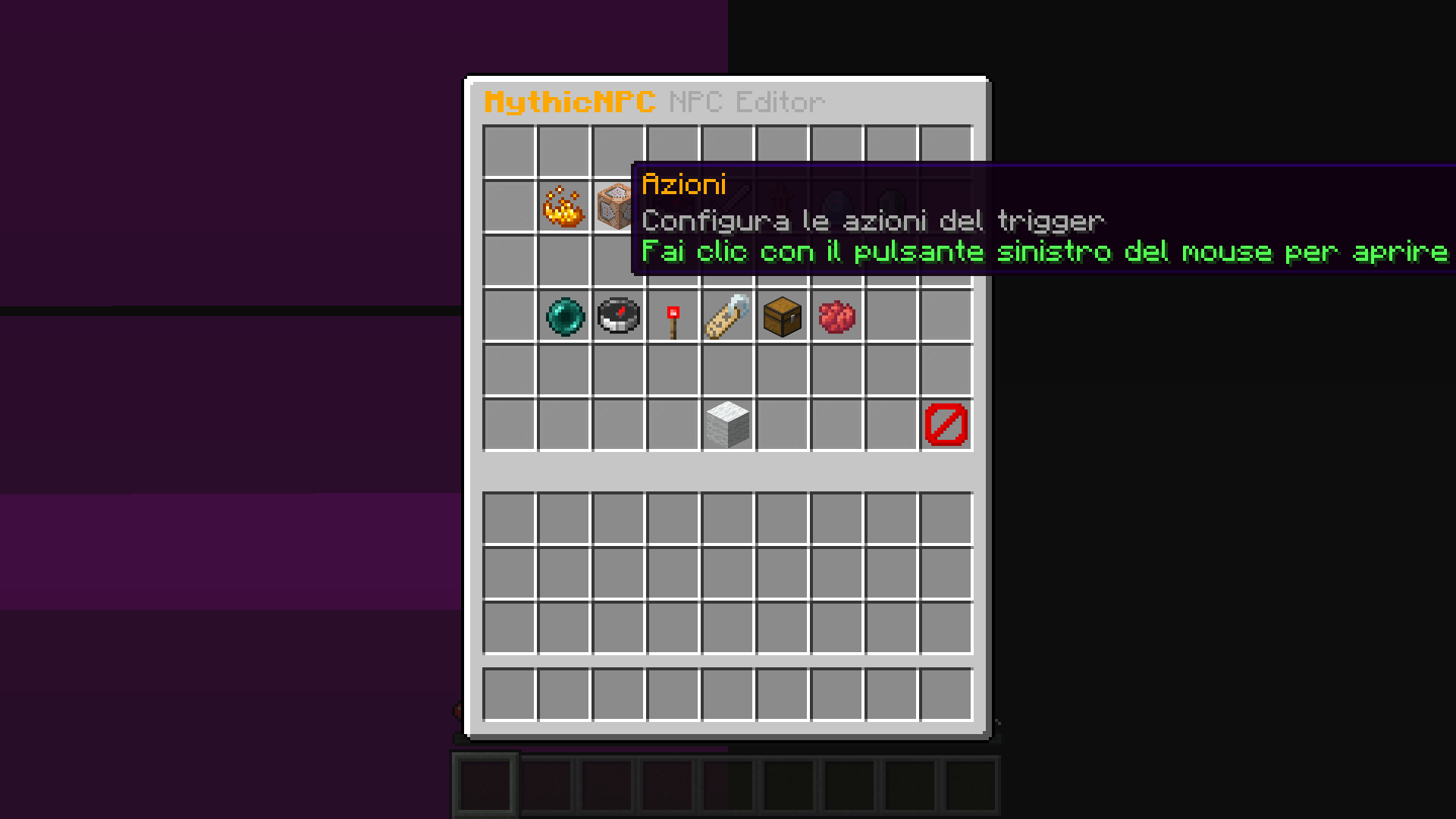 MMNPC actions editor